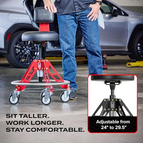 Heavy Duty Rolling Mechanics Stool