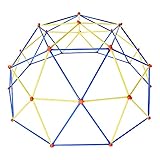Fivtyily Geodesic Dome Climber for Kids Rust and UV Resistant Steel Easy Assembly with 1000LBS Weight Capability Capacity – for Kids Ages 3 to 9 (10FT)
