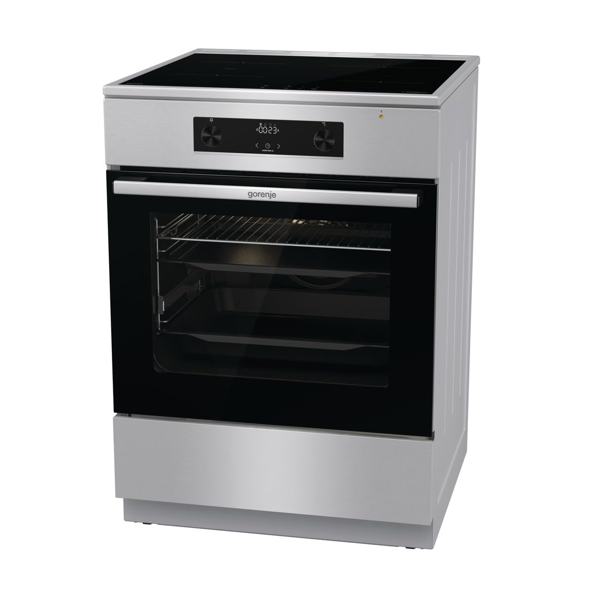 Gorenje GEIT6C60XPG Elektro Standherd 60 cm 71 Liter Induktionskochfeld Edelstahl