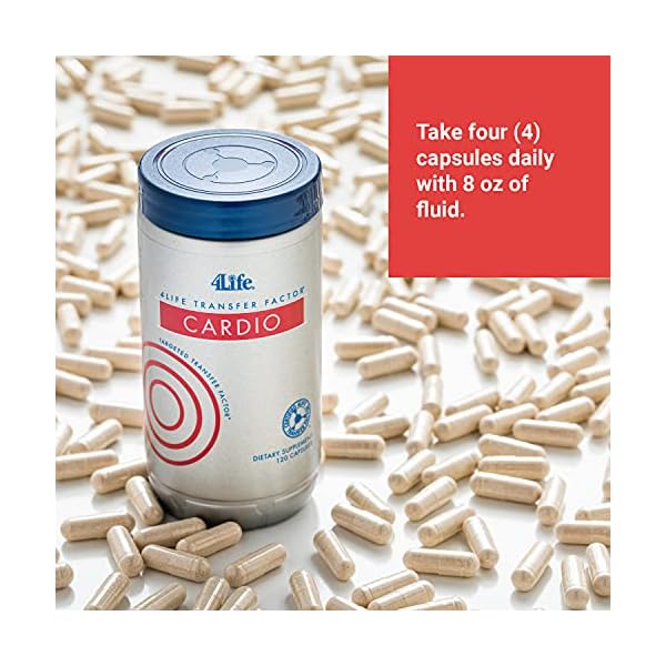 4Life-Transfer-Factor-Cardio-Targeted-Cardiovascular-System-Support-with-Ginkgo-Biloba-Garlic-and-Resveratrol-120-Capsules 4Life Transfer Factor Cardio - Targeted System Support Dietary Supplement with Ginkgo Biloba, Garlic, Red Yeast Rice, and Resveratrol - 120 Capsules