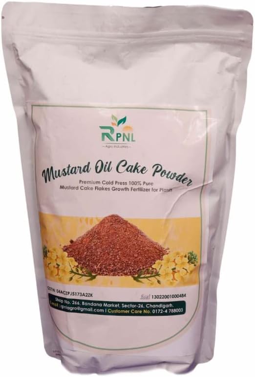 707 Naturals Original Mustard Cake Fertilizer For Plants And Home Garden Sarso Ki Khali Organic Mustard Cake 900G