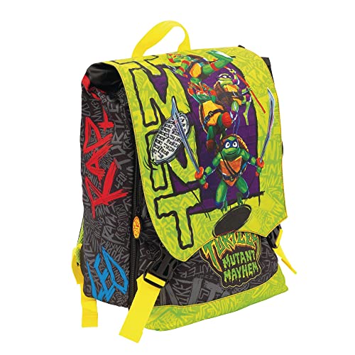 PERFETTO PER NUOVE AVVENTURE: Che sia a scuola, durante un viaggio o in un pomeriggio di gioco con gli amici, con lo zaino estensibile bambino delle Tartarughe Ninja, niente potrà fermare la loro fantasia. Insieme a questo fedele compagno d’avventure, il tuo bimbo sarà sempre pronto ad affrontare nuove piccole sfide con le sue amatissime Tartarughe Ninja!