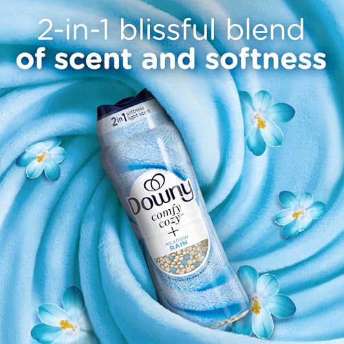 Downy Blends In-Wash Laundry Scent Booster Beads, Meadow Rain Scent, 25.6 OZ, Fabric Sottener Beads and Freshness - image 2