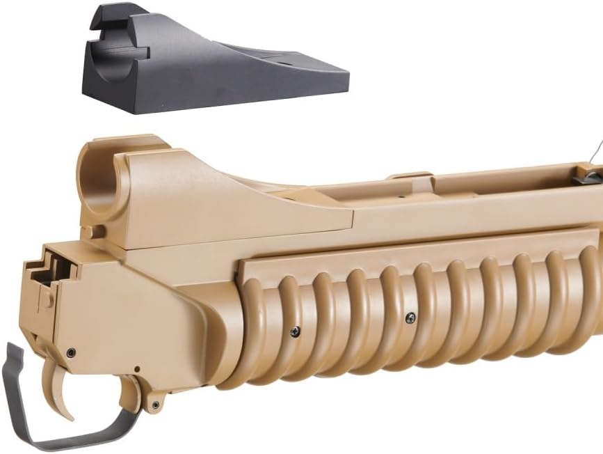Goldenball Double Bell M203 Long Type Airsoft Gas Grenade Launcher (Color: Tan)