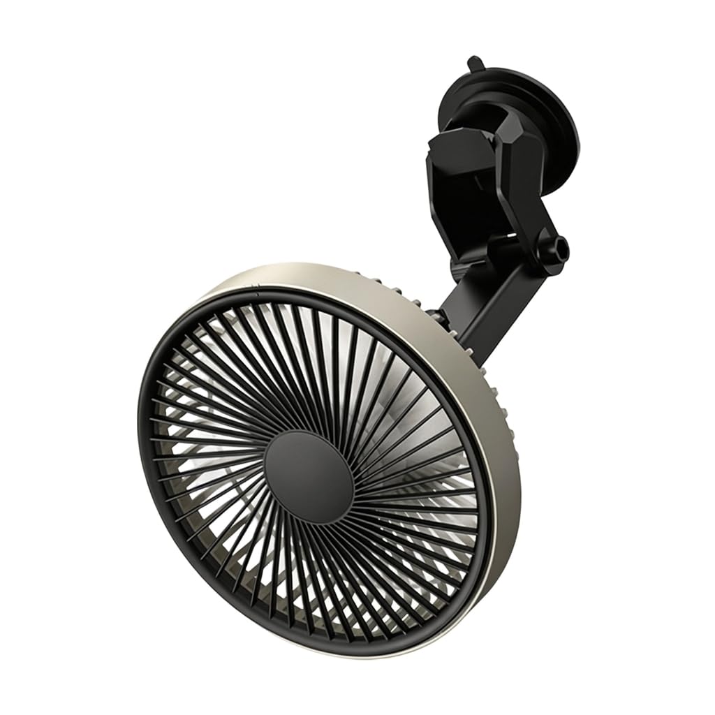 Ventilateur de refroidissement rotatif puissant à ventouse pour tableau de bord