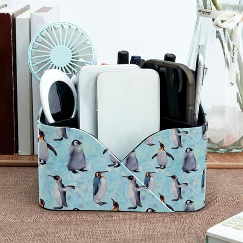 Porte-crayons pingouin 4 compartiments pour trier vos stylos - 7
