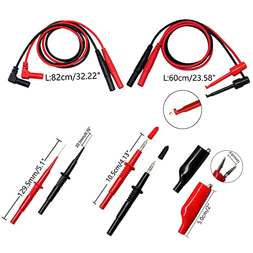 Aidetek Test Lead Kit Of Multimeter For Tester Multimeter Tester 20157 Catii 1000V/Max.32A #TOP1