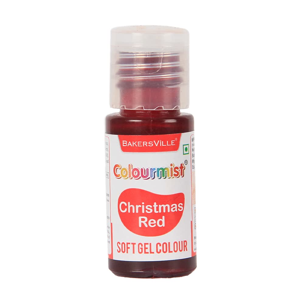 Colourmist Soft Gel Paste Food Color, (Christmas Red), 20Gm | Edible Gel Colour For Fondant/Dessert/Baking | (B09GKV3S7L) Amazon Price History, Amazon Price Tracker