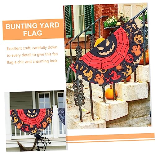 Guirlande de fanions Halloween Kisangel décorations extérieures 3 x 2 - 3