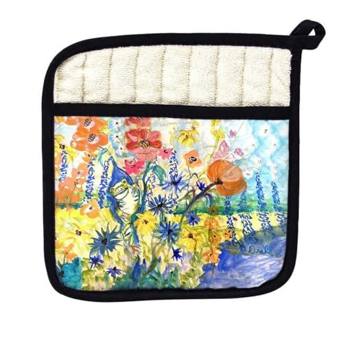 Frog & Garden Pot Holder