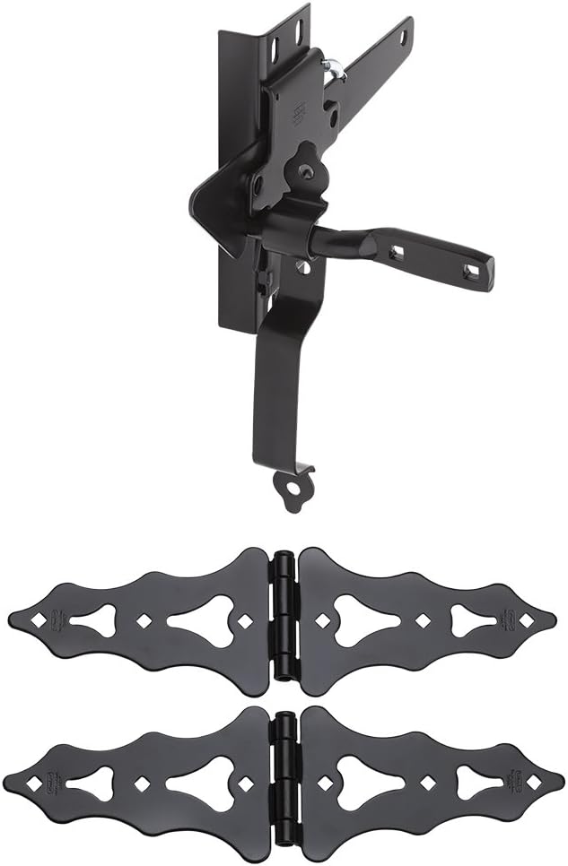 National Hardware N109-015 V867 Gate Kit in Black