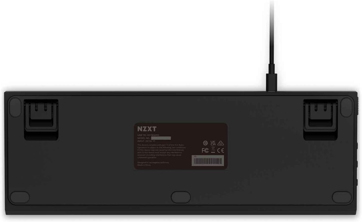 NZXT Function TKL 2022 - Mechaniczna klawiatura do gier PC - Podświetlana - Liniowy przełącznik RGB - Przełączniki kompatybilne z MX - Hot Swap - Osłona aluminiowa - Czarny DE (QWERTZ)