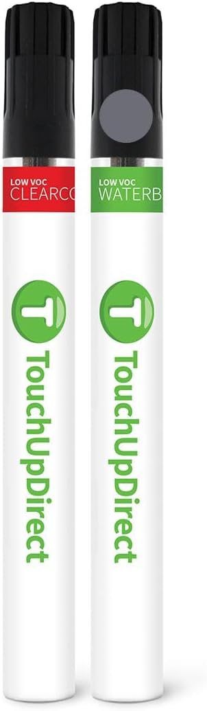 TouchUpDirect R2T Shimmering Silver Metallic Compatible with Hyundai Exact Match Touch Up Paint Brush - Essential Kit