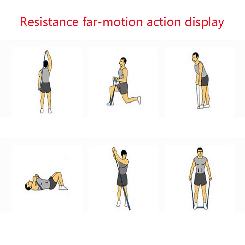 VICASKY 4 Pièces Bande De Résistance Avec Poignées Corde