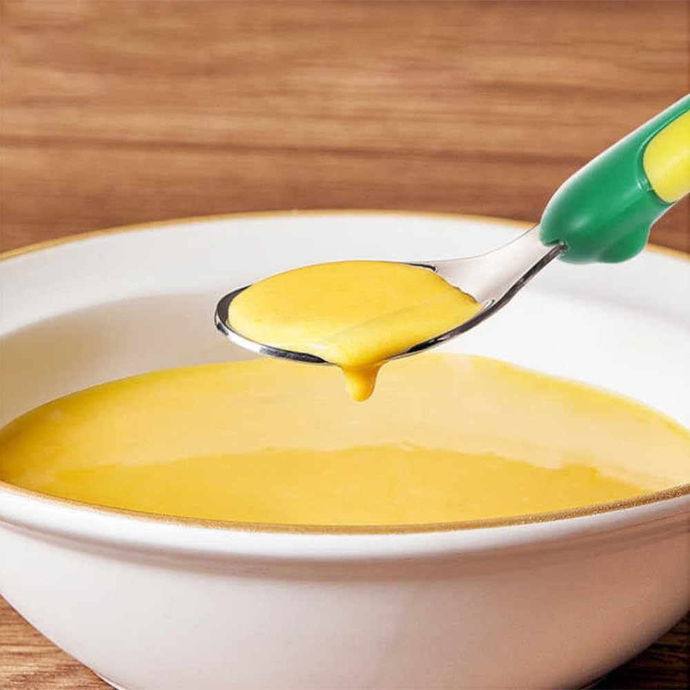 ONE AND ONLY Stainless Steel Baby Spoon Set for Baby Feeding Non Toxic BPA Free Training Feeding Spoon Fork Set Food Grade Silicone Handle Kids Feeding Spoons Set for Toddler Cutlery Set, 6 Cm - Image 5 thumbnail