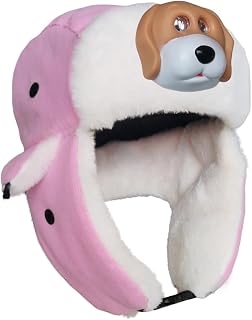 Winter Trapper Hat with Light for Kids, Russian Ushanka Hats Girl Boy, Windproof Hat with Ear Flaps for Cold Weather