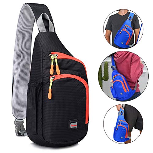 RedsGirl Sling Crossbody Shoulder Chest Bag Pack Hiking Cycling Travel Daypack for Men
