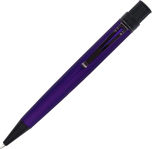 Retro 51 Tornado Stealth - Bolígrafo roller morado medianoche
