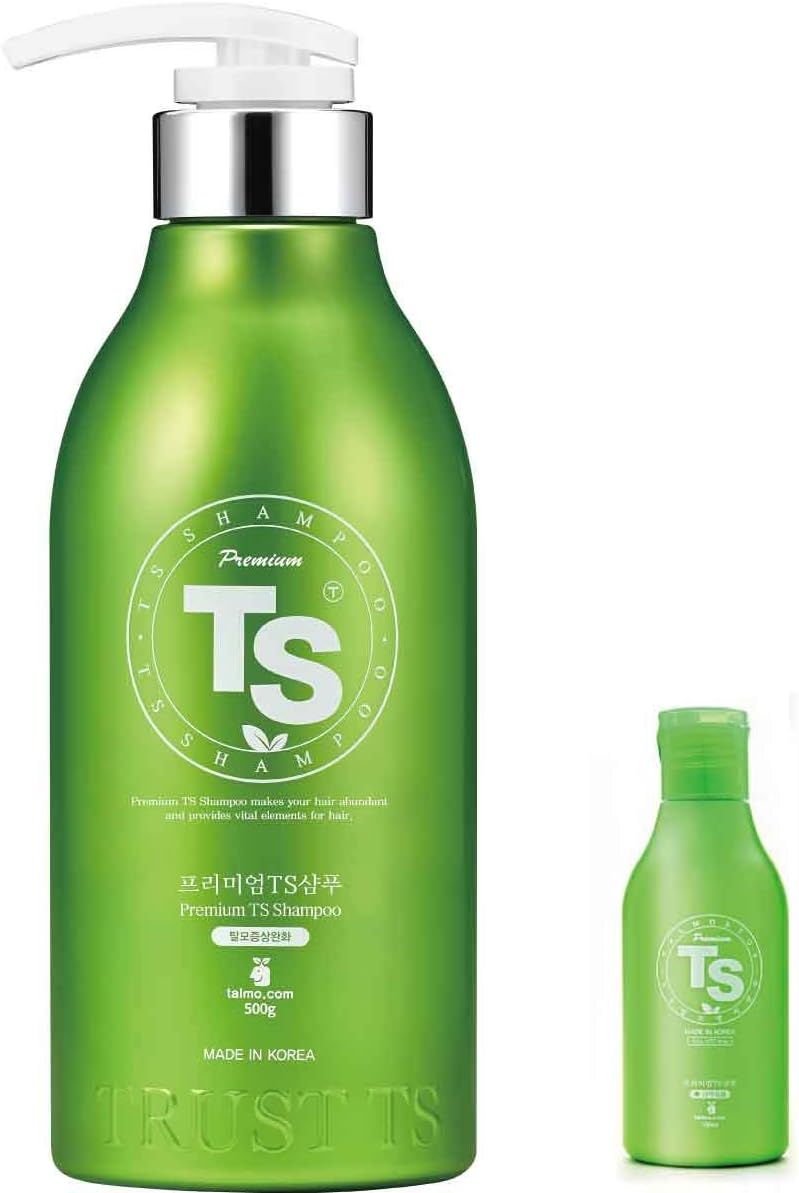 Premium TS Hair Loss Prevention Shampoo 500ml(16.9oz) + 100ml(4.23oz), Made in Korea by TS Shampoo