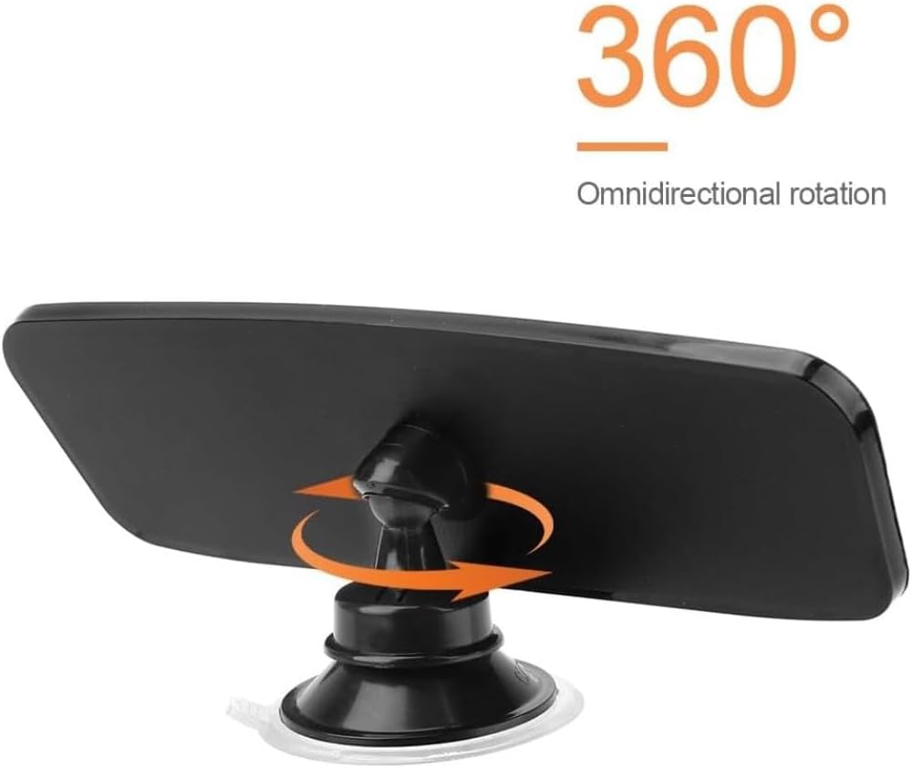 Interior Rearview Mirror Car Rear Mirror with 360° Rotates Adjustable Suction Cup Interior Rear View Mirrors Replacement Wing Mirrors