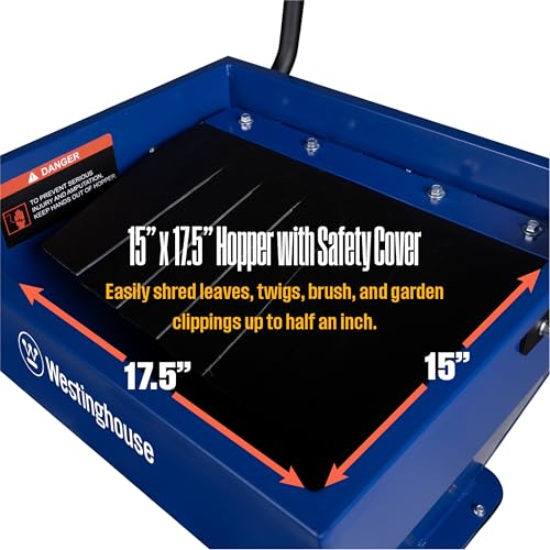 Westinghouse Heavy Duty Gas Powered 3-Inch Wood Chipper Mulcher Shredder, 3-in-1 with 24.6 Gallon Collection Bag for Branches/Twigs/Leaves - Thumbnail 7