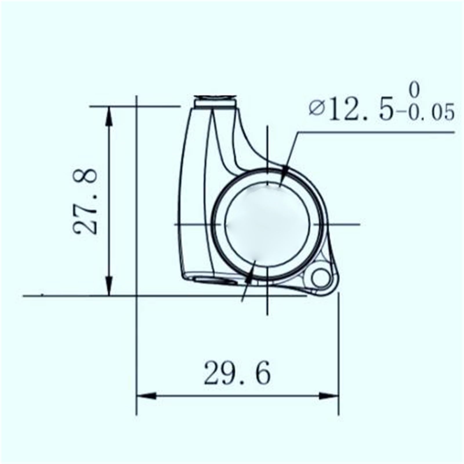 Durable Guitarra Clavijas De Afinación Afinadores De Bloqueo Frontal Clavijeros 3R3L Adecuados Para Guitarra Eléctrica LP(Wooden Handle)