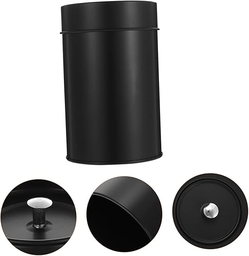 Miniatura 7 de Hemoton Té de metal para té, lata de té, tarro decorativo para alimentos, favorece la caja de hojalata, organizador de almacenamiento de té suelto