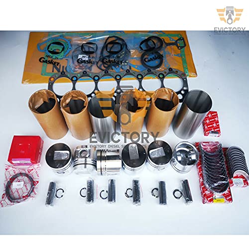 per Mitsubishi S6S Testa cilindro completa di KIT REVISIONE MOTORE PER CARRELLO FD40