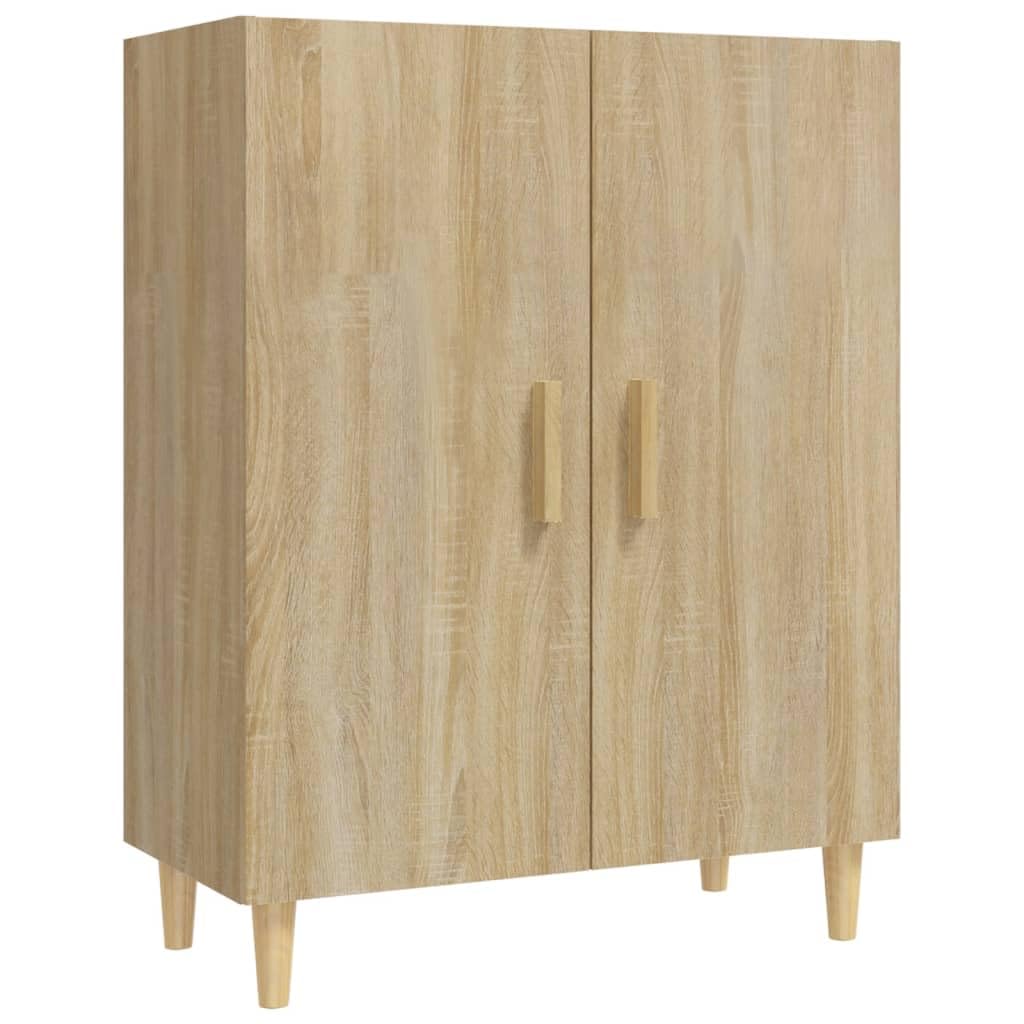 vidaXL Buffet Armoire de Rangement Organisateur de Maison Meuble de Rangement Armoire de Salon Intérieur Chêne Sonoma 70x34x90 cm Bois d'Ingénierie