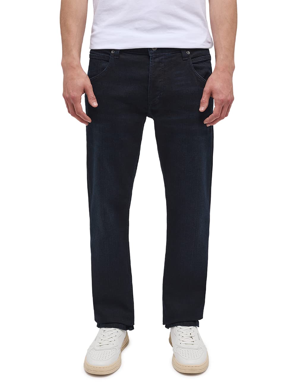 MUSTANG Men's Style Michigan Straight Jeans Dark Blue 983 , 35W / 34L