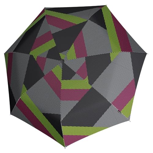 Knirps parapluie T.020 Small Manual Run Pink multicolore pliant léger résistant vent