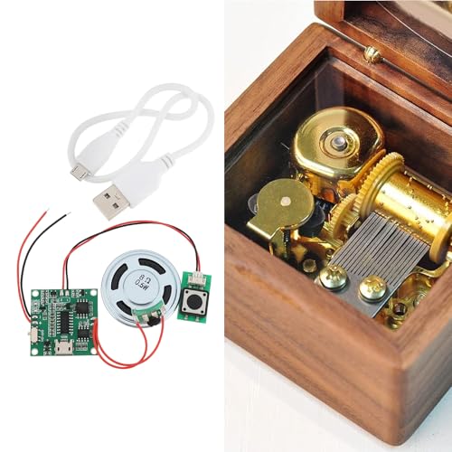 Be In Your Mind Module sonore 8M lecteur de musique MP3 WAV programmable avec haut-parleur pour boîte à musique d'anniversaire DIY carte de vœux – vue 3