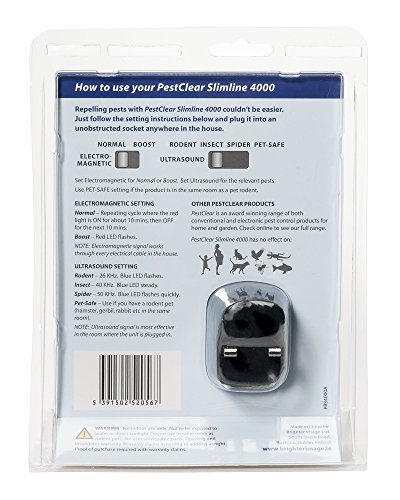 Pest Clear PRS4000A "Pest Clear" Slim Line 4000 Large House Pest Repeller - Multi-Color - Image 3