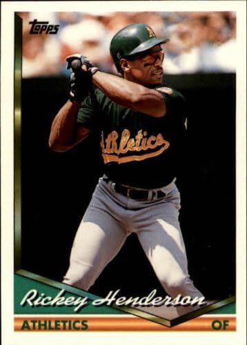 1994 Topps Traded Baseball Card #65T Rickey Henderson