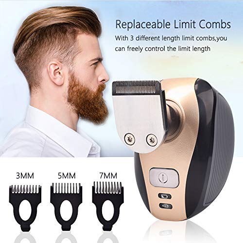 Rasoio elettrico 5 in1 per uomini calvi Wet & Dry Rasoio elettrico impermeabile Rotary Rasoi Elettrici Ricaricabile Elettrico, Rasoi Elettrici