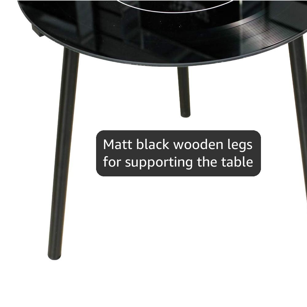 Widdop Musicology Record Shaped Side Table : Amazon.co.uk: Home