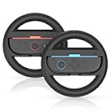 Switch Steering Wheel for Nintendo Switch 2,Mario Kart Racing Wheel for 2 Joy Cons Controller,2 Pack Nintendo Switch Steering Wheel Fit Mario Kart World/Mario Kart 8 Deluxe Switch Accessories(2025)