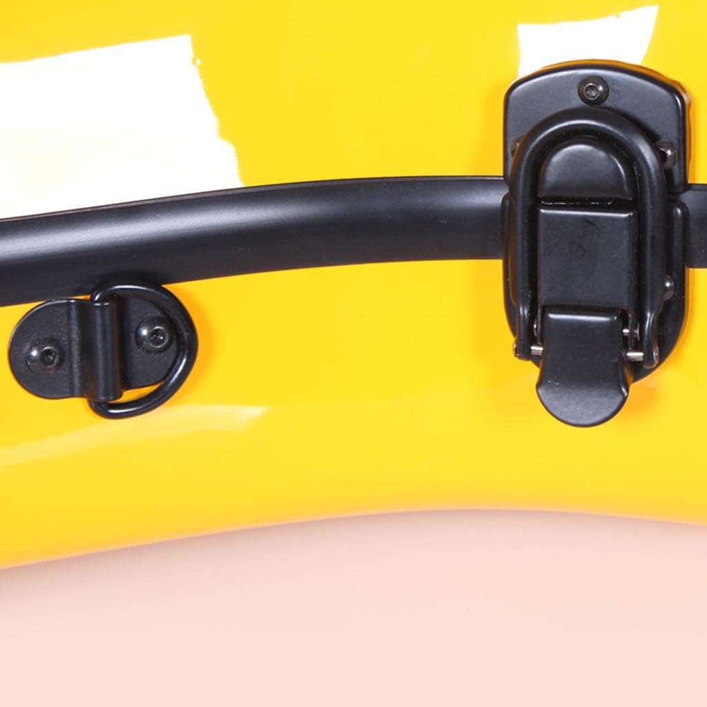 WUUISDNX Custodia resistente per sassofono con tracolla per musicisti che proteggono i sassofoni contralto durante i viaggi. Borsa portatile per sassofono , giallo , 62x24x14cm