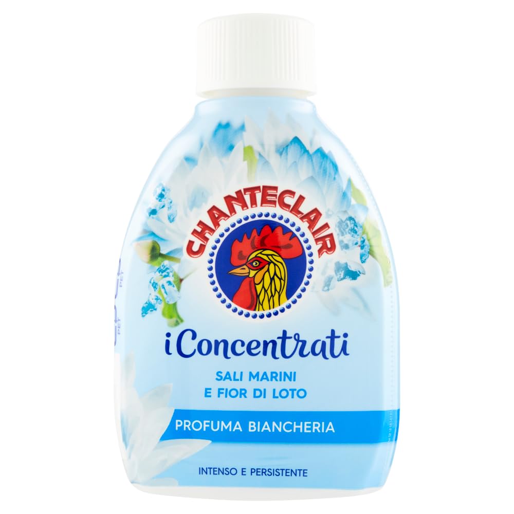 Chanteclair I concentrato profumo per bucato pacchetto test – Profumi per vestiti – 5 diversi profumi – deodorante per bucato 5 x 220 ml + portachiavi Beni Culinari