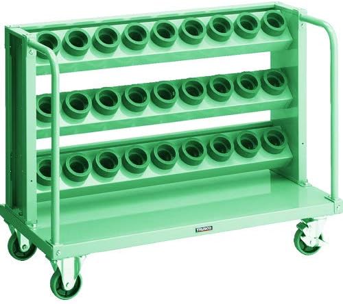 TRUSCO(トラスコ中山):ステンレスワゴンクリーンラビット 75φ導電車SUS