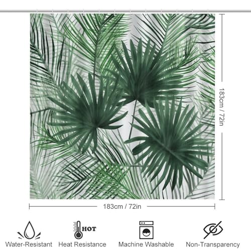 Tapis en forme de U antidérapant avec ensemble de douche motif feuille
