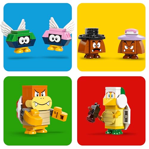 Image of LEGO Super Mario Bowser Express - Interactive Toy Train with 2 Stations and 6 Characters including a Martelkoopa and 2 Goomba, Gift Idea for Gamers, Children and Girls from 9 Years and Up - 71437