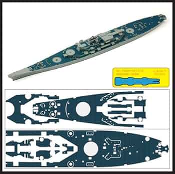 インフィニモデル 1/700 IWシリーズ アメリカ海軍 戦艦 ミズーリ用 木製甲板 デッキブルー色 T社用 エッチングパーツ アンカーチェーン付き プラ dwos6rj 51mISJ0ydqL._UF350,350_QL50_.jpg