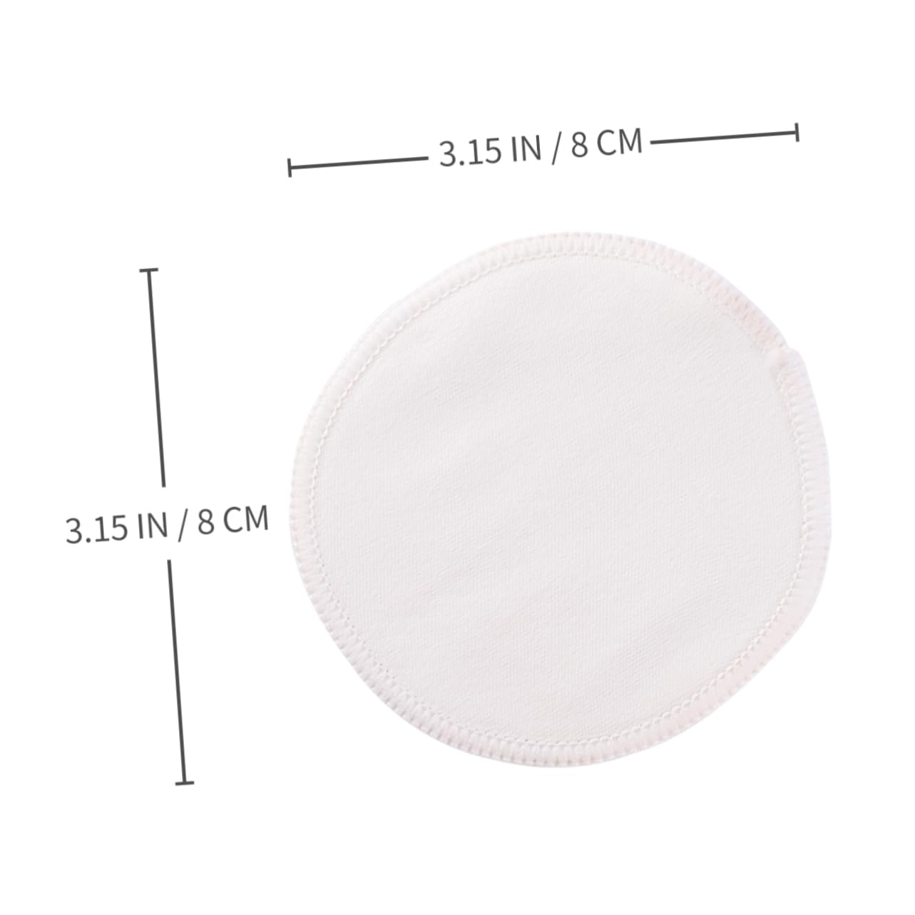 VICASKY 18 Pcs Face Makeup Remover Pads Soft Cotton Puff 100% Gentle Comfortable Reusable Portable Bag