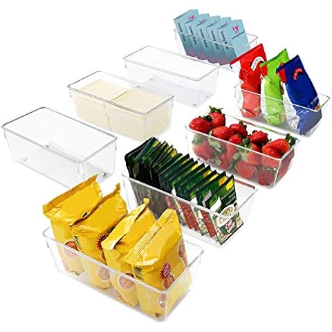 Kurtzy Kitchen Fridge Organiser Set (8 Pack) Cover