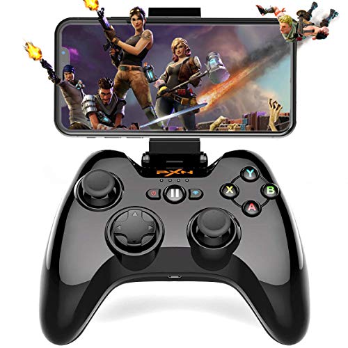Wireless Gamepad Controller, Megadream iOS MFi Gaming Joystick with Clamp Holder for iPhone Xs, XR X, 8 Plus, 8, 7 Plus, 7 6S 6 5S 5, iPad, iPad Pro Air Mini, Apple TV - Direct Play