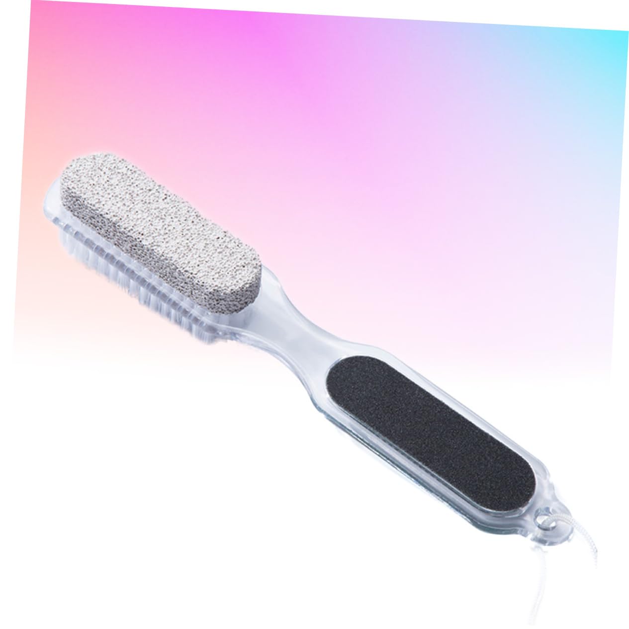minkissy Home Spa Foot Care Kit: 4 in 1 Remover Foot File Double Sided Foot Scraper with Pumice Stone Brush