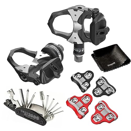 FAVERO Assioma UNO Upgraded Single-Sided Power Meter Pedals | Waterproof | Bluetooth and ANT...