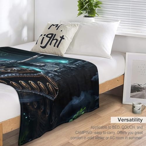 Couverture canapé de qualité supérieure, jeté de lit en flannel - 7