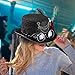 Gothic Steampunk Top Hat - Classic Costume Headwear, Antique Themed Fashion Accessory | Lightweight Style Decorative Party Headdress, Fantasy Character Cosplay Movie Performance Prop Design For Event